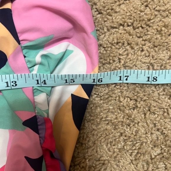 Motherhood Maternity One Shoulder Ruffle Swimsuit Size Large - Picture 5 of 6